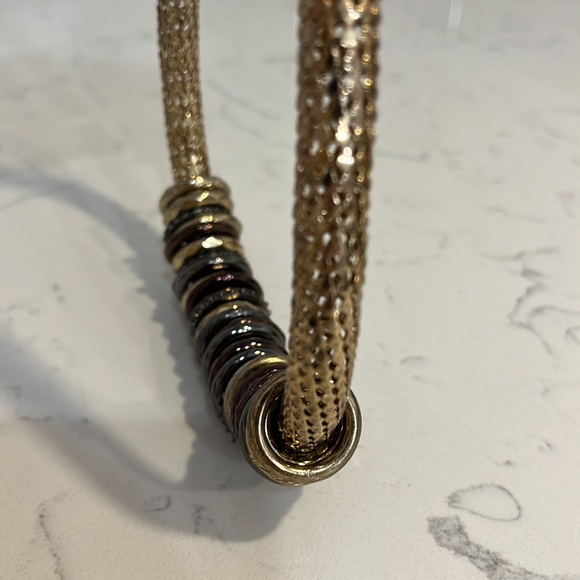 NORDSTROM NECKLACE WITH 31 RINGS ATTACHED - Picture 3 of 4